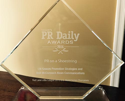 PR Daily 2016 PR on a Shoestring Award