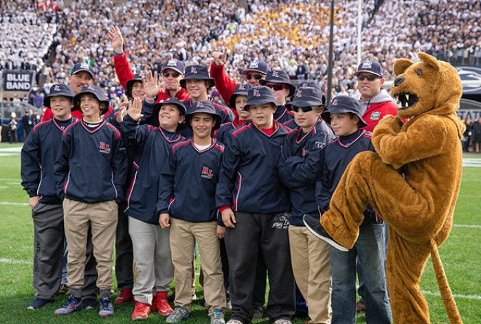 Red Land Boys and Penn State Mascot